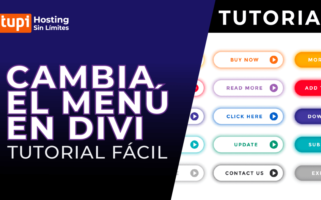 Cómo cambiar el menú en WordPress y Divi